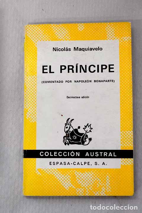 B&uuml;cher: El pr&iacute;ncipe: Maquiavelo, Nicol&aacute;s.- Maquiavelo, Nicol&aacute;s