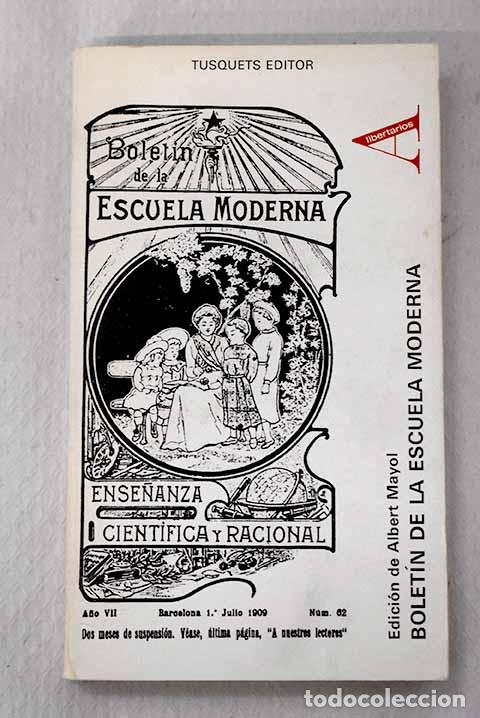 Livres: Bolet&iacute;n de la Escuela Moderna