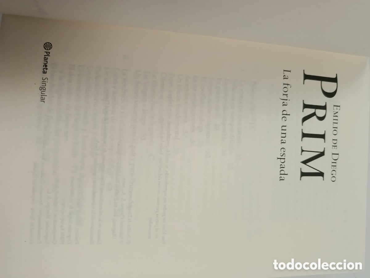 Libros: Emilio De Diego PRIM La forja de una espada - Foto 2