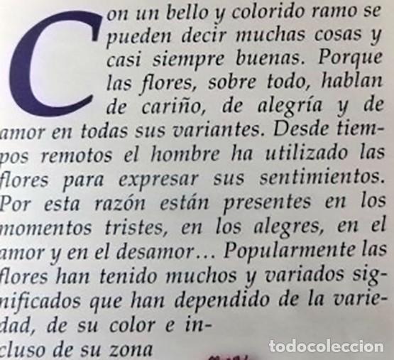 Libros: EL LENGUAJE DE LAS FLORES - LIBRO - MUY ILUSTRADO - Foto 2
