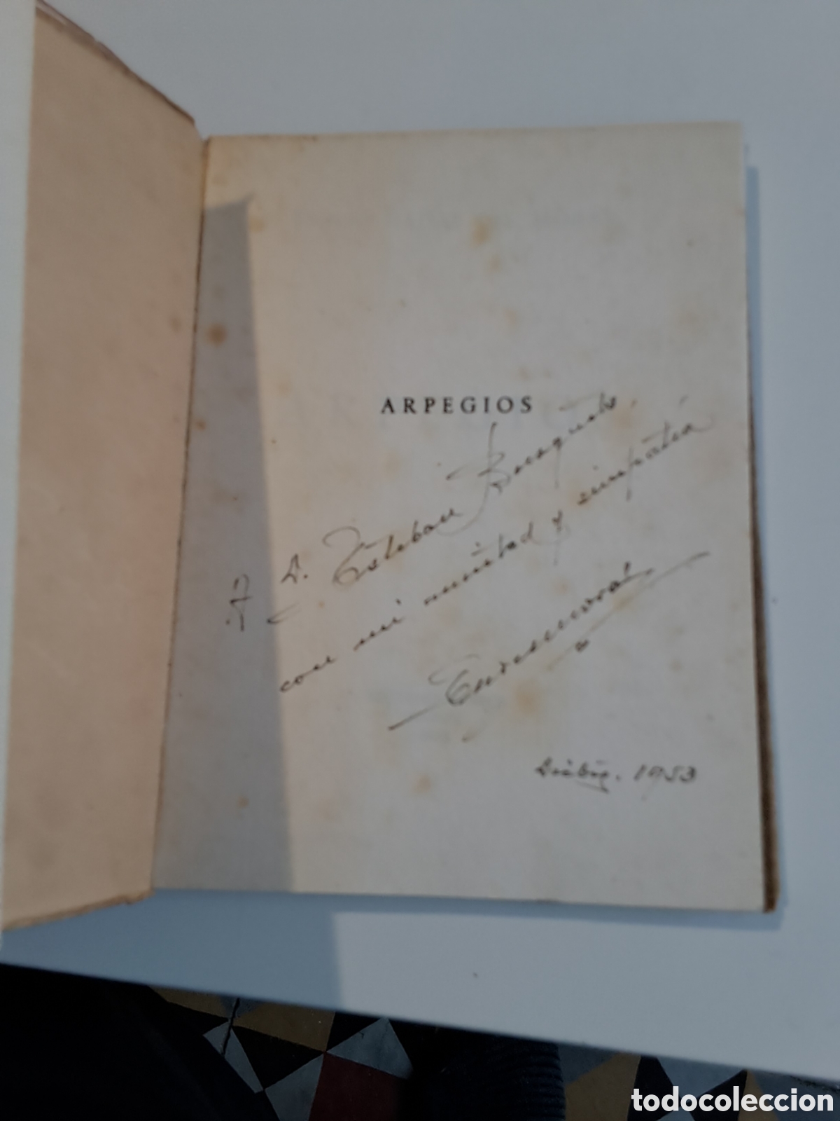 Libros: ARPEGIOS. Emilio Nadal del Moral. - Foto 3