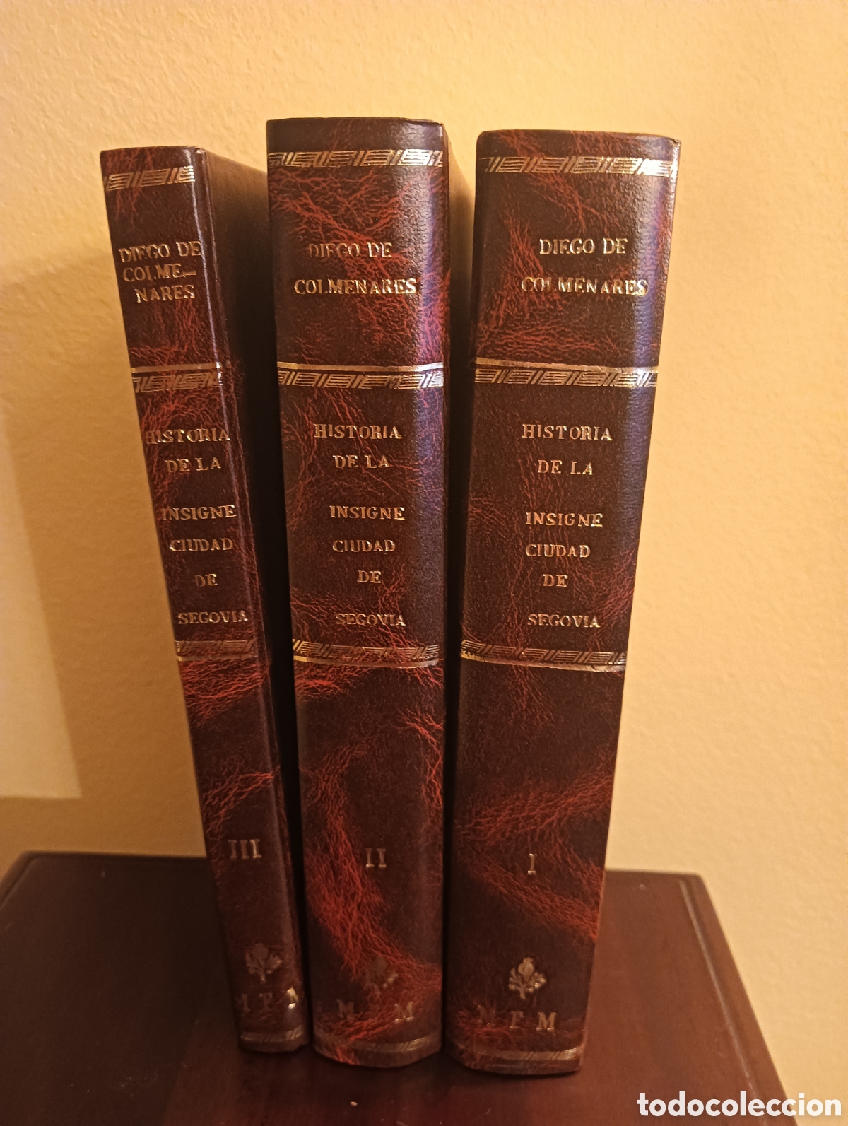 Libros: HISTORIA DE LA INSIGNE CIUDAD DE SEGOVIA DIEGO COLMERANES TOMOS I II III / SEGOVIA