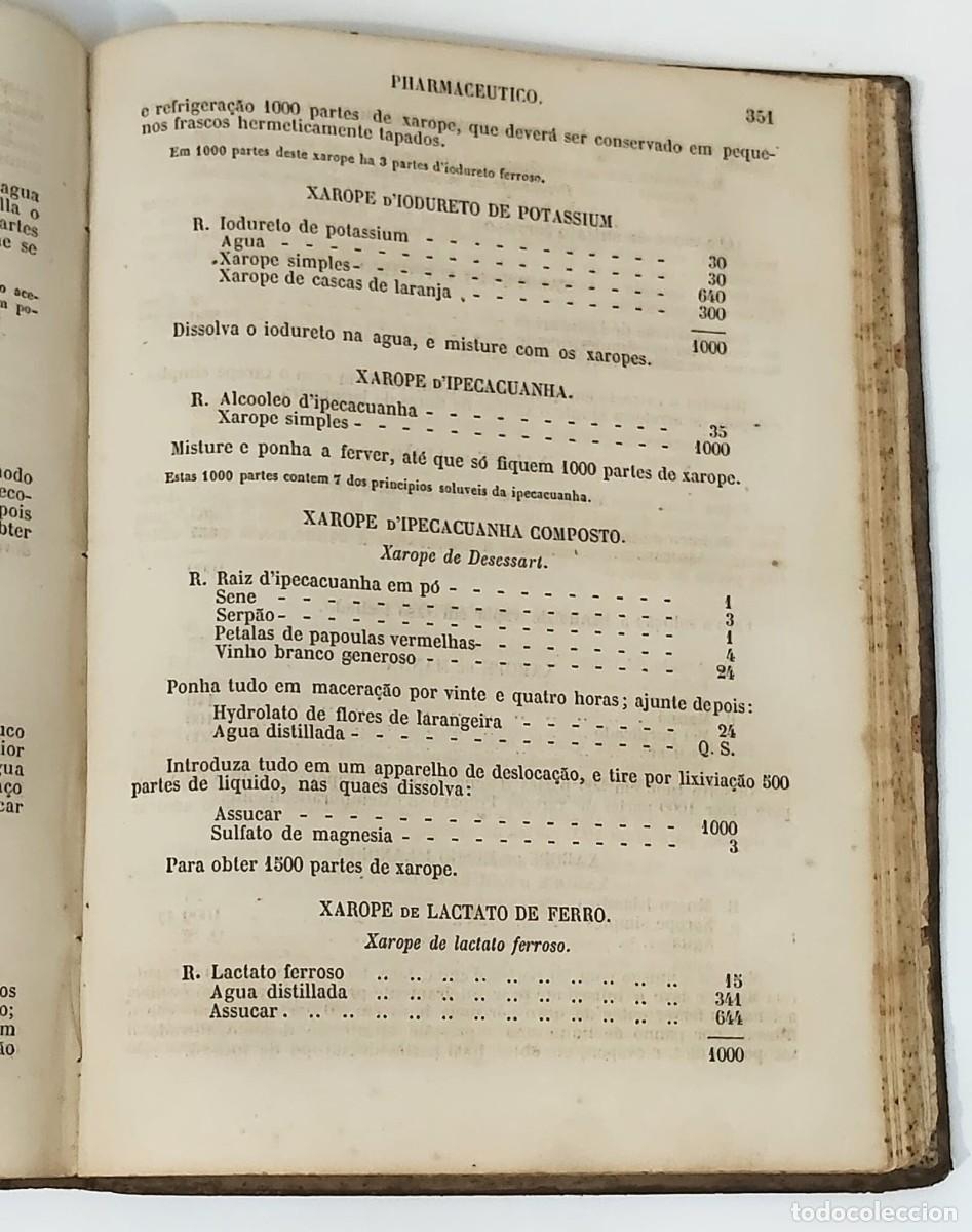 Libros: C&oacute;digo Pharmaceutico Lusitano &mdash; Agostinho Silveira Pinto &mdash; 1858 - Foto 6