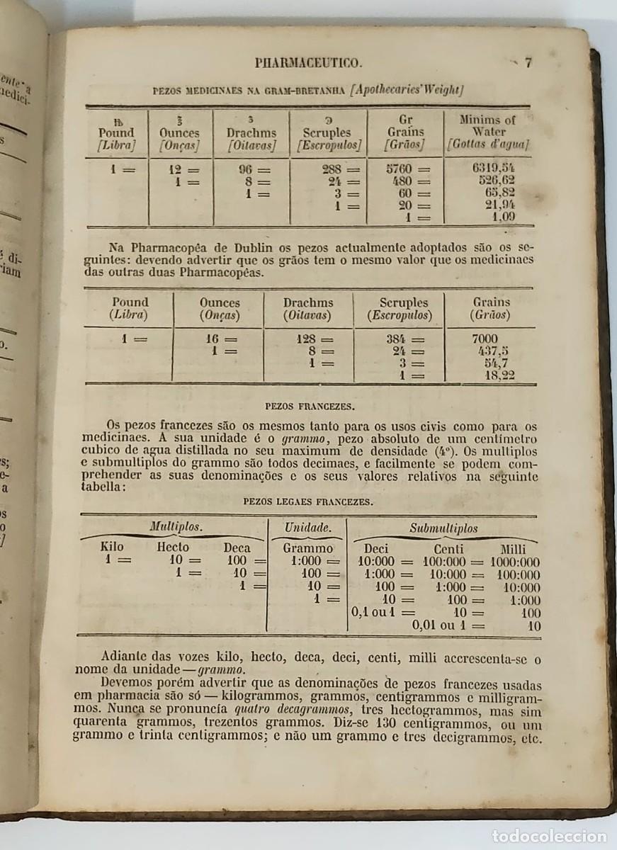 Libros: C&oacute;digo Pharmaceutico Lusitano &mdash; Agostinho Silveira Pinto &mdash; 1858 - Foto 8