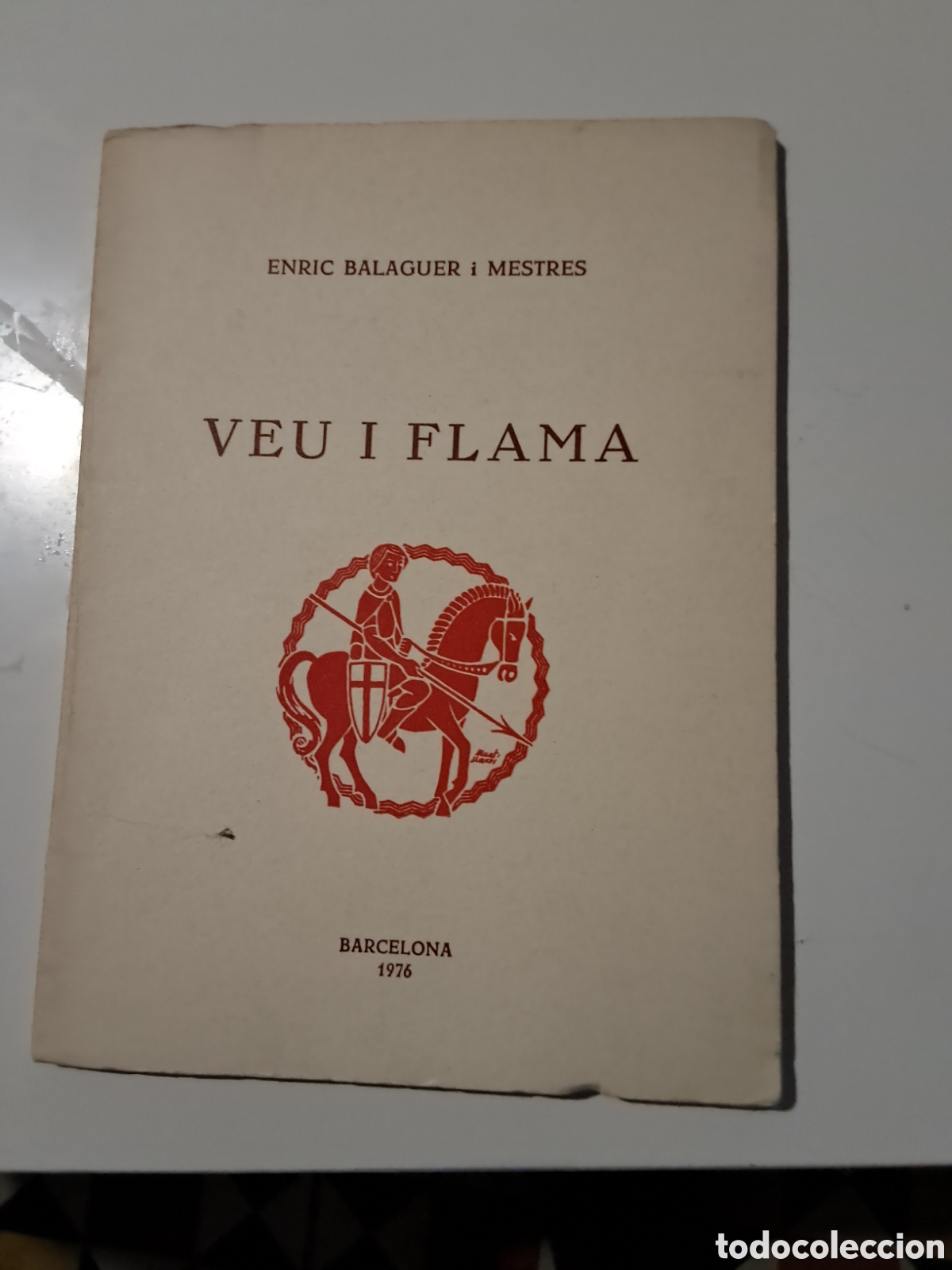 Libros: VEU I FLAMA. Enric Balaguer i Mestres.