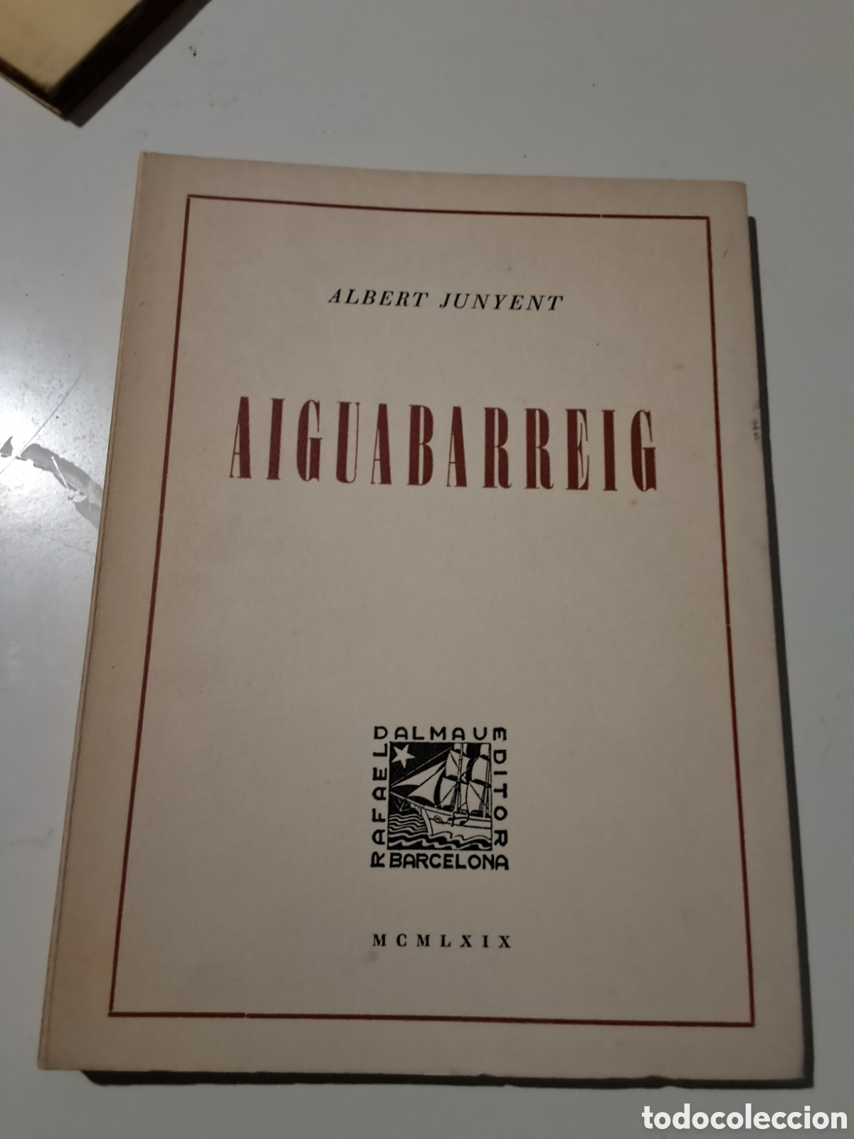 Libros: AIGUABARREIG. Albert Junyent. - Foto 1