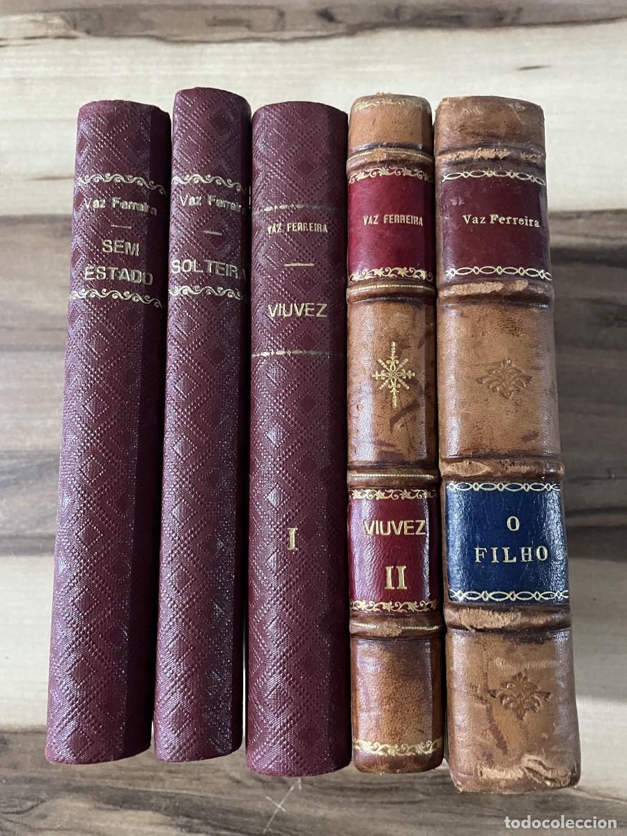 Livres: Obras de Vaz Ferreira &mdash; Conjunto de 5 volumes encadernados