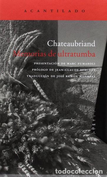 Livres: Memorias de ultratumba- 9788496136878