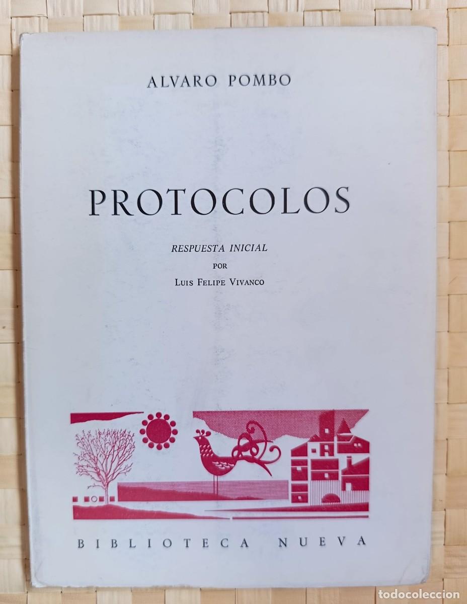 Libros: Protocolos: Pombo, &Aacute;lvaro.-