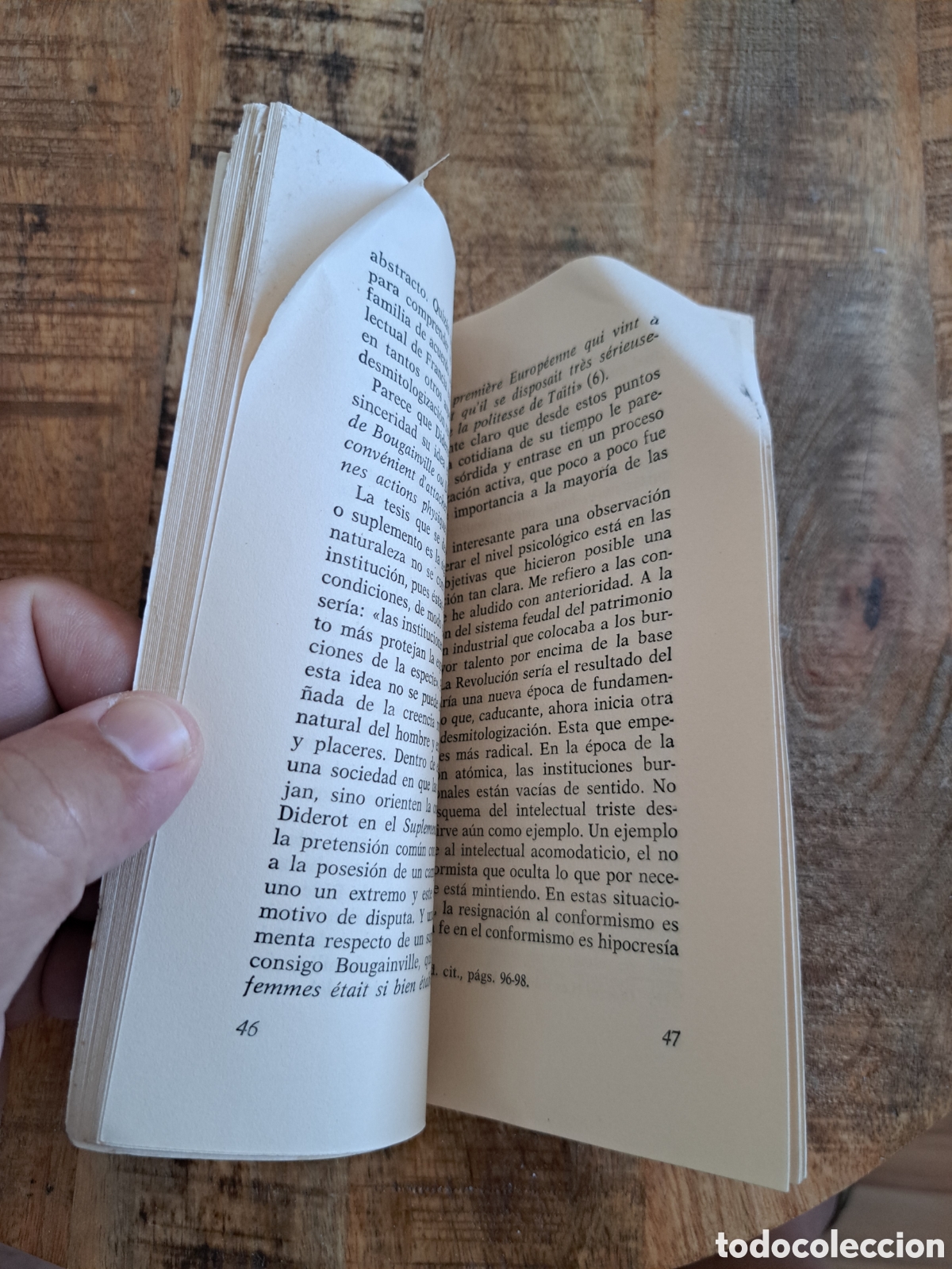 Libros: Jml Diderot como pretexto. E. Tierno Galvan. Cuadernos Tautus 70 - Foto 3