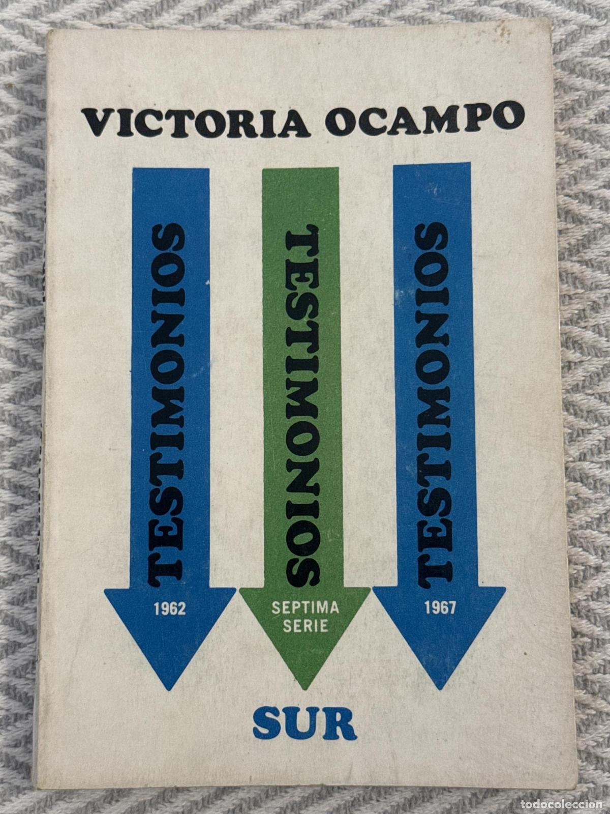 Libros: Testimonios. S&eacute;ptima serie 1962-1967 - Victora Ocampo - Foto 2