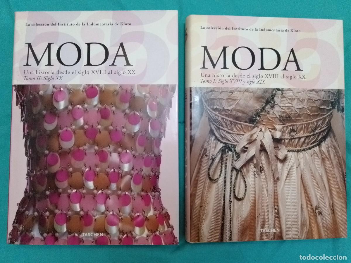 Libros: Moda. Historia desde siglo XVIII al siglo XX. Estuche Taschen 2 tomos tapa dura.