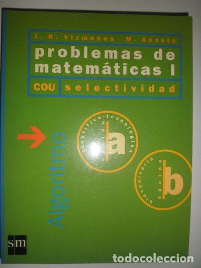 Libros: Algoritmo. Problemas de matem&aacute;ticas I. COU- 9788434845930 - Foto 1