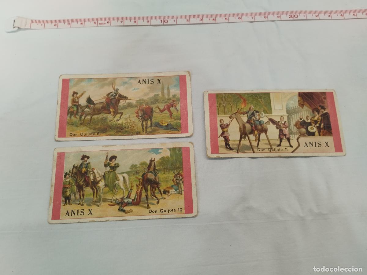 Libros: CROMOS DON QUIJOTE N&ordm; 6, N&ordm;10, N&ordm;11. ANIS X. DESTILER&Iacute;AS RUIZ Y ALBERT M&Aacute;LAGA - IMPRENTA Hermann Sc