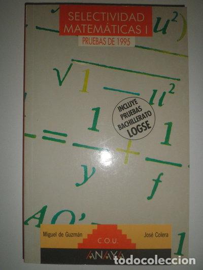 Livros em segunda m&atilde;o: Selectividad Matem&aacute;ticas 95- 9788420765266