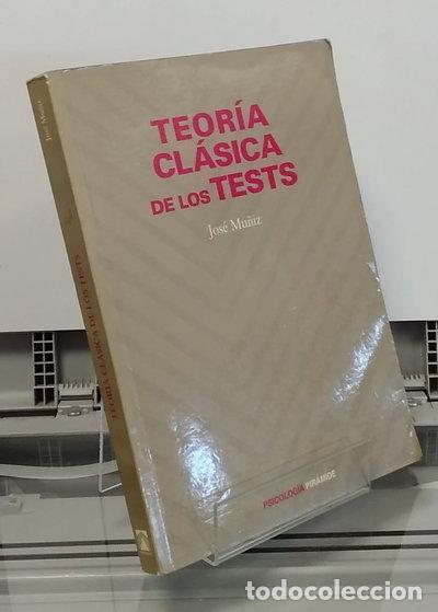 books: Teor&iacute;a cl&aacute;sica de los tests- 9788436806649