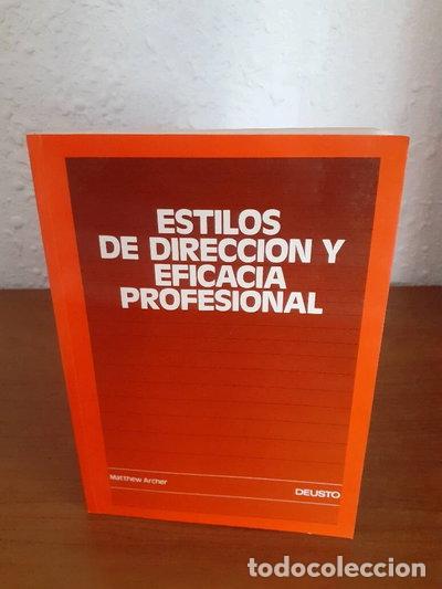 Libri di seconda mano: Estilos de direcci&oacute;n y eficacia profesional- 9788423408306