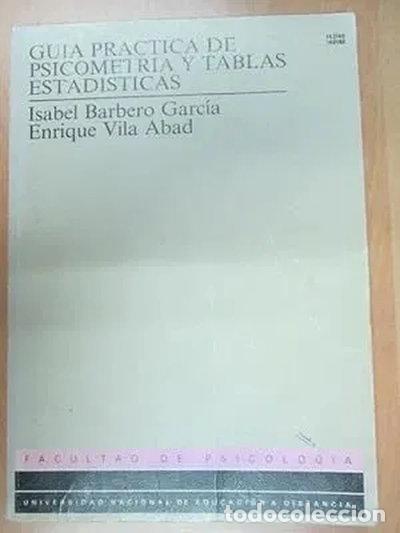 books: Gu&iacute;a Pr&aacute;ctica de Psicometr&iacute;a y Tablas Estad&iacute;sticas- 9788436225235