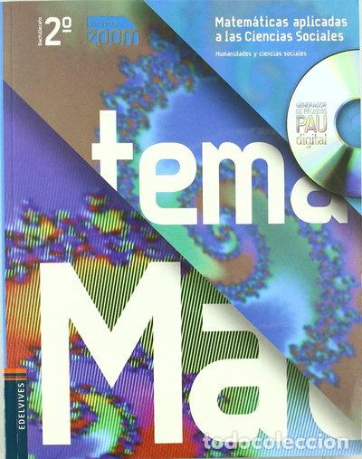 Libri di seconda mano: Matem&aacute;ticas Aplicadas a las Ciencias Sociales 2&ordm; Bachillerato- 9788426369512