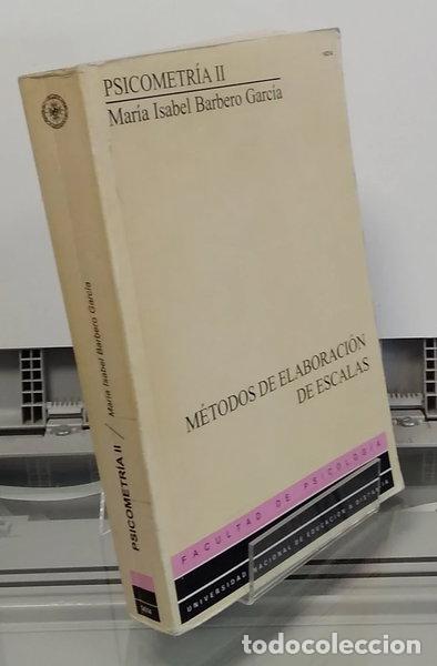 B&uuml;cher: Psicometr&iacute;a II. M&eacute;todos de elaboraci&oacute;n de escalas- 9788436228588