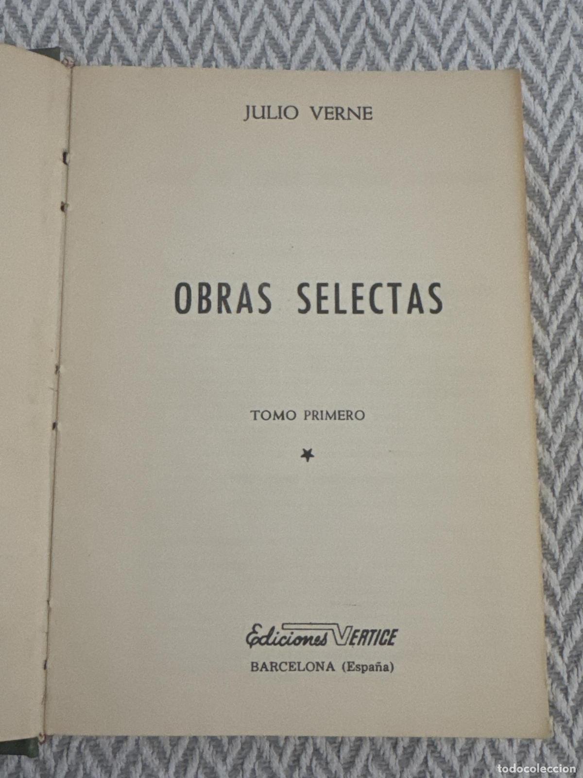 Libros: Obras selectas. Tomo primero - Julio Verne - Foto 4