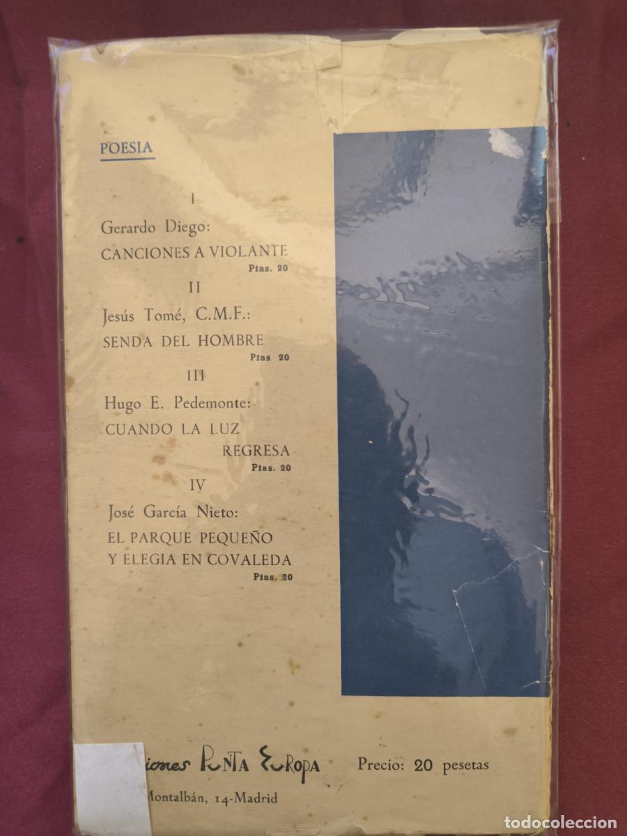 Libros: Canciones a Violante - Gerardo Diego - Foto 3