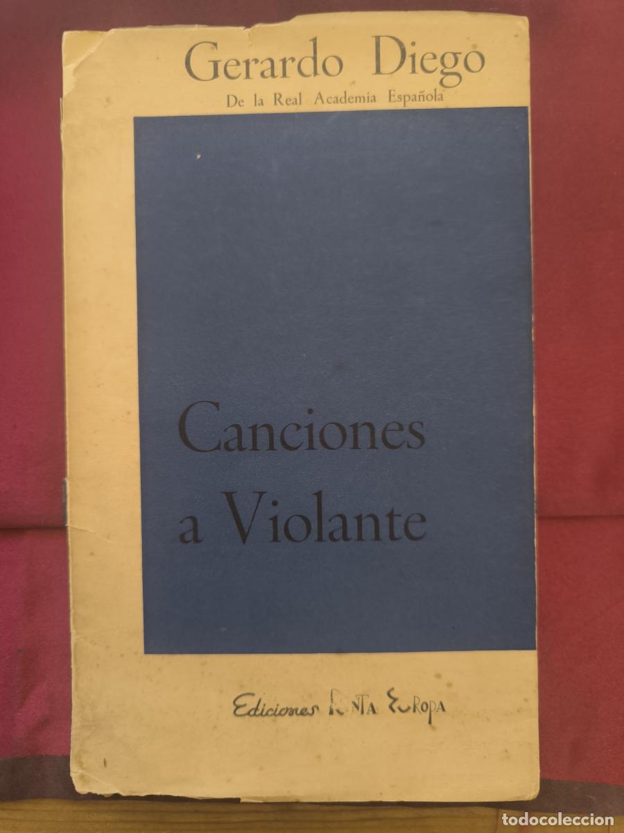 B&uuml;cher: Canciones a Violante - Gerardo Diego