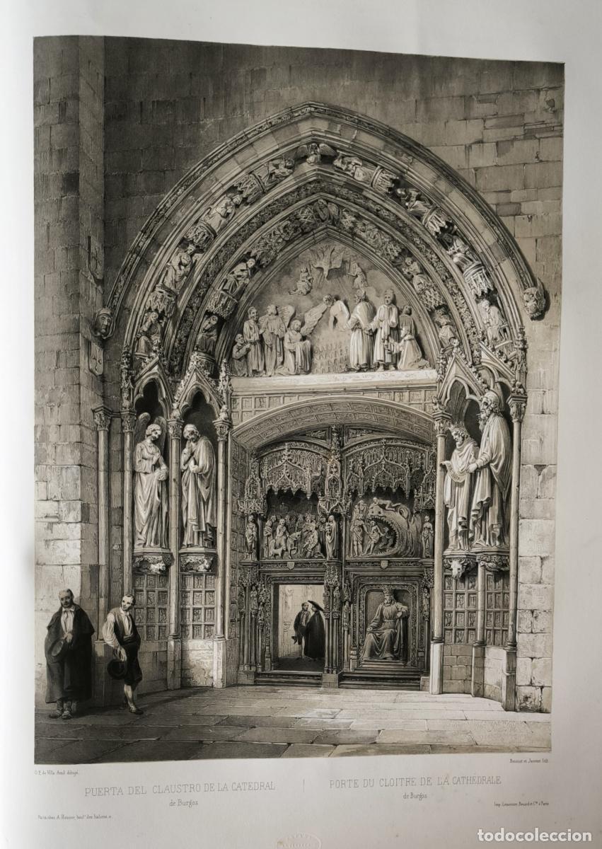 Libros: Puerta del claustro de la catedral de Burgos - Genaro P&eacute;rez de Villa-Amil - Patricio de la Escosura
