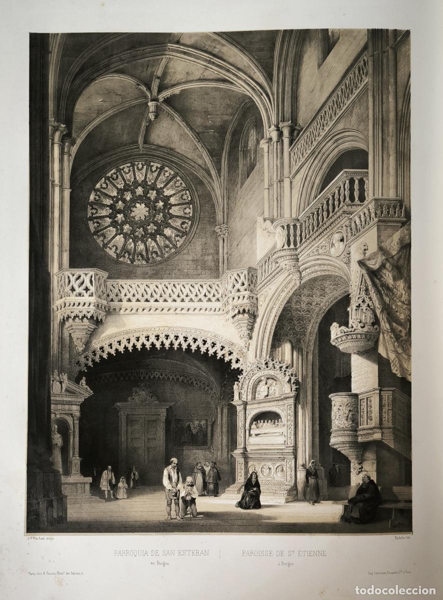 Libros: Parroquia de San Esteban en Burgos - Genaro P&eacute;rez de Villa-Amil - Patricio de la Escosura