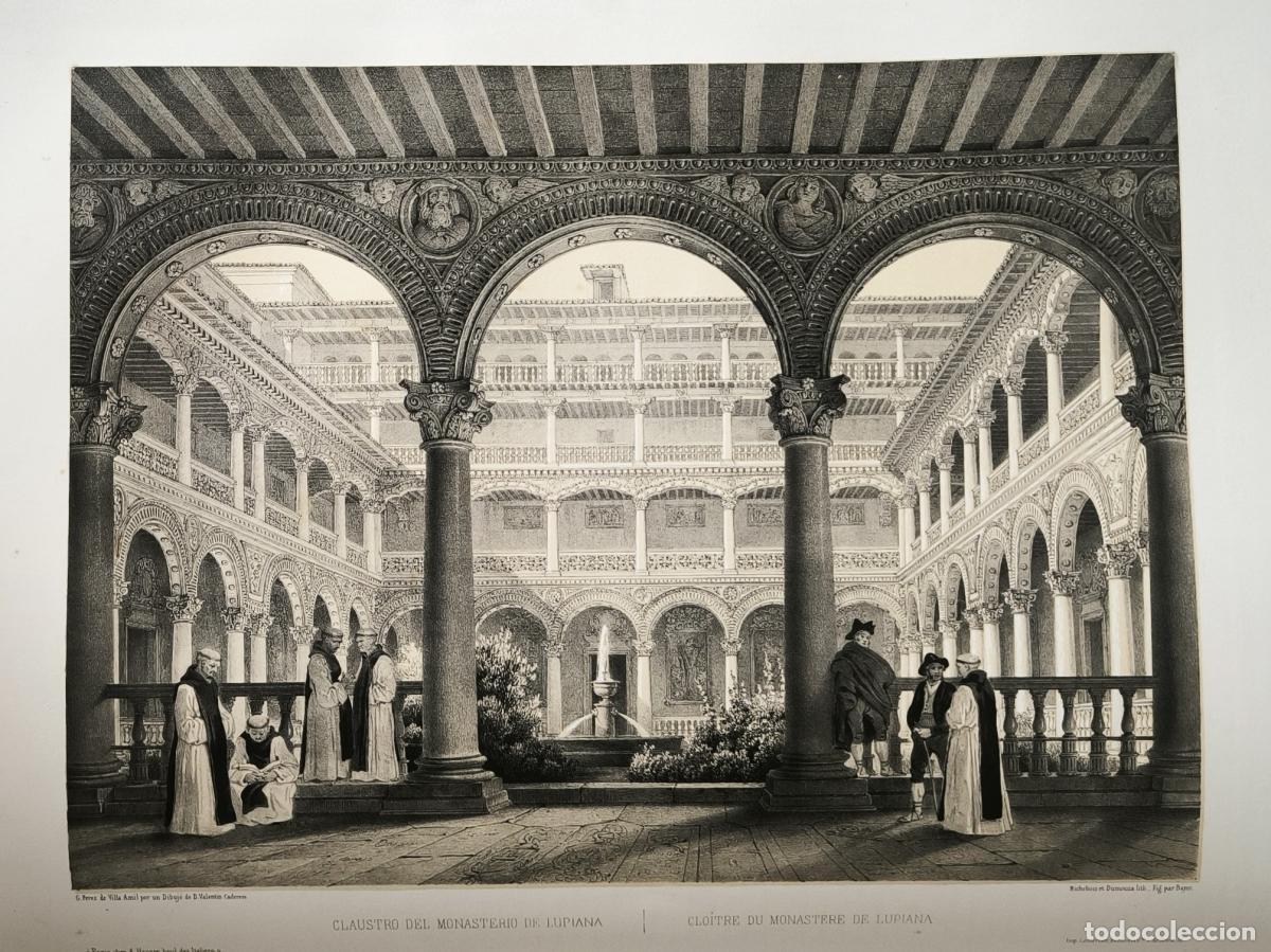 Livres: Claustro del monasterio de Lupiana, Gualajara - Genaro P&eacute;rez de Villa-Amil - Patricio de la Escosura
