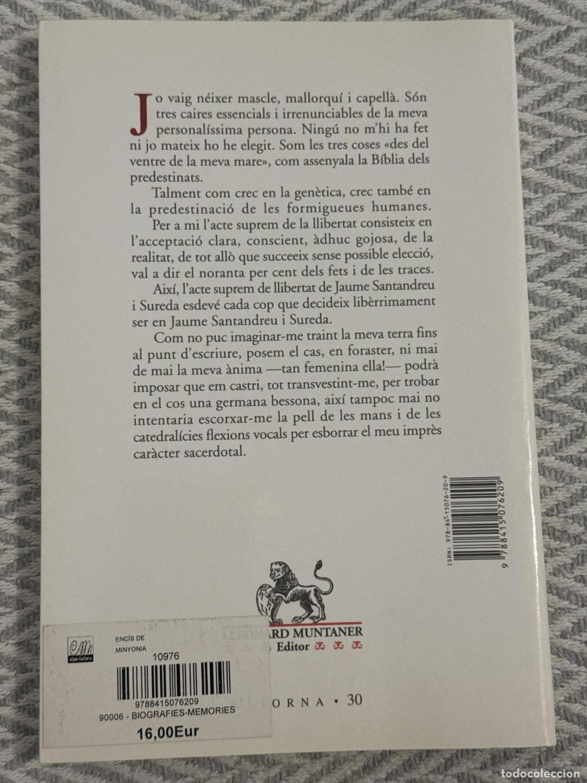 Libros: Enc&iacute;s de minyonia - Jaume Santandreu - Foto 3