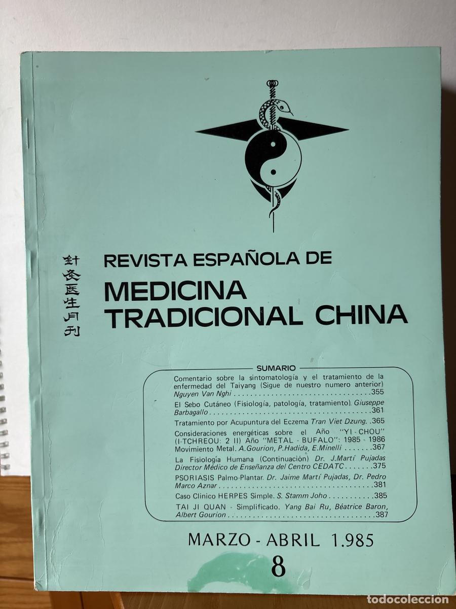 Livros em segunda m&atilde;o: REVISTA ESPA&Ntilde;OLA DE MEDICINA TRADICIONAL CHINA. N&ordm;8 MARZO-ABRIL 1985 - DIRECTOR: NGUYEN NGHI . SUPER