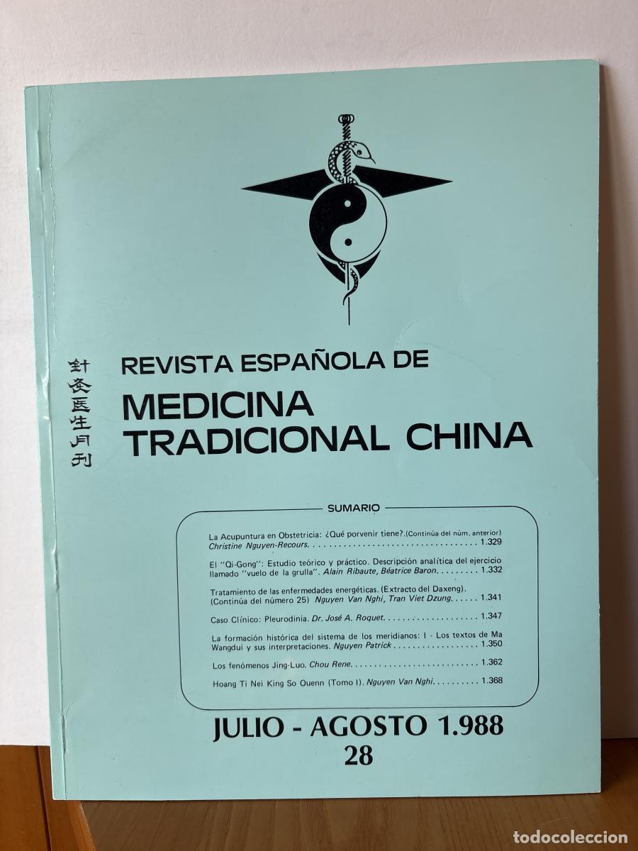 Libros: REVISTA ESPA&Ntilde;OLA DE MEDICINA TRADICIONAL CHINA. N&ordm;28. JULIO-AGOSTO 1988 - DIRECTOR: NGUYEN VAN NGHI