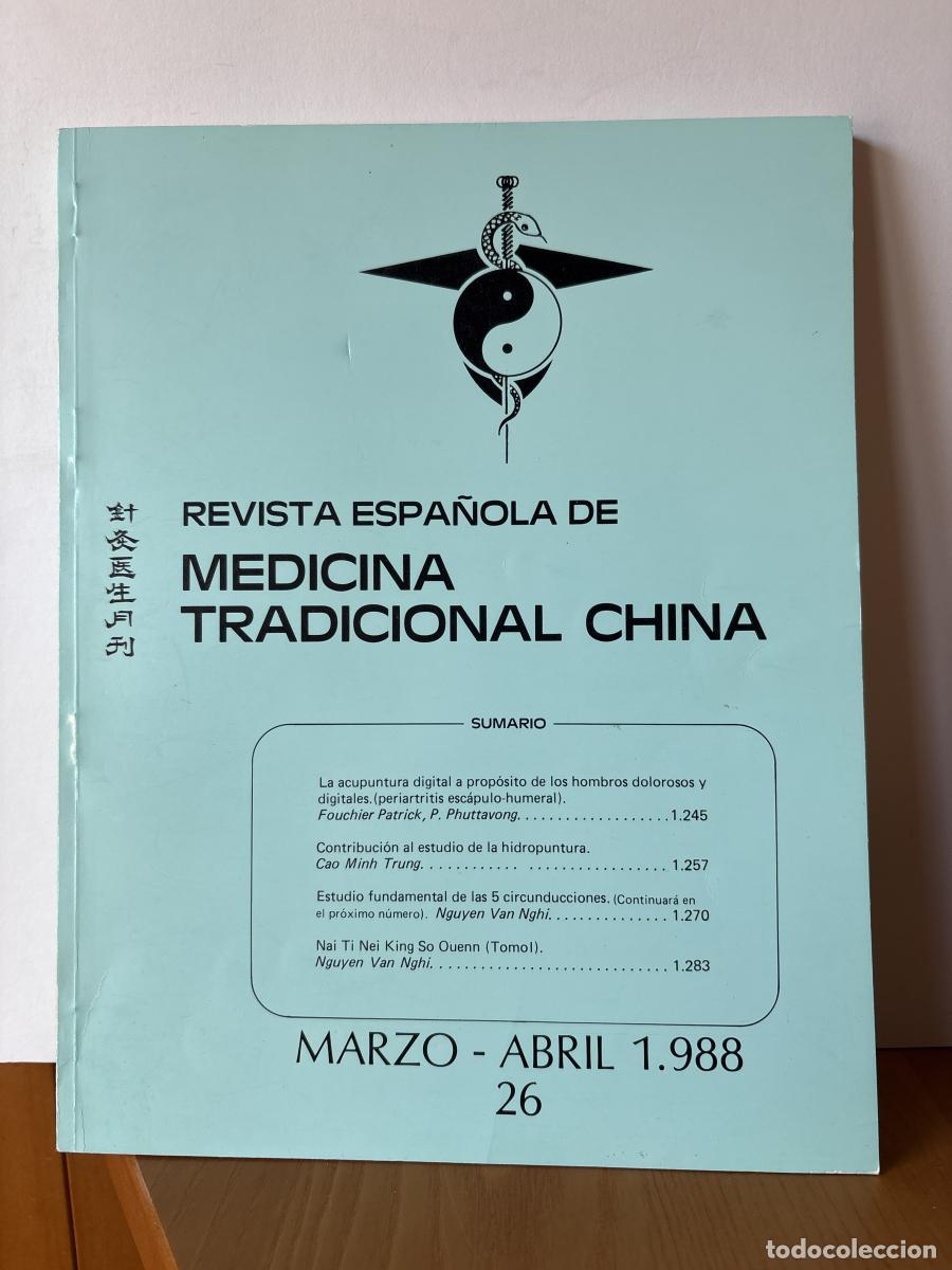 Libros: REVISTA ESPA&Ntilde;OLA DE MEDICINA TRADICIONAL CHINA. N&ordm;26. MARZO-ABRIL 1988 - DIRECTOR: NGUYEN VAN NGHI .