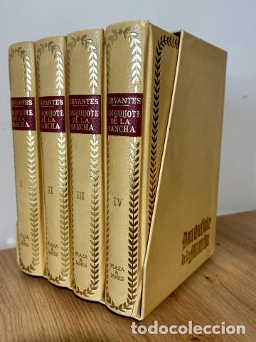 Libros: El Ingenioso Hidalgo Don Quijote de la Mancha.Edici&oacute;n IV Centenario.Obra completa en 4 tomos y su es