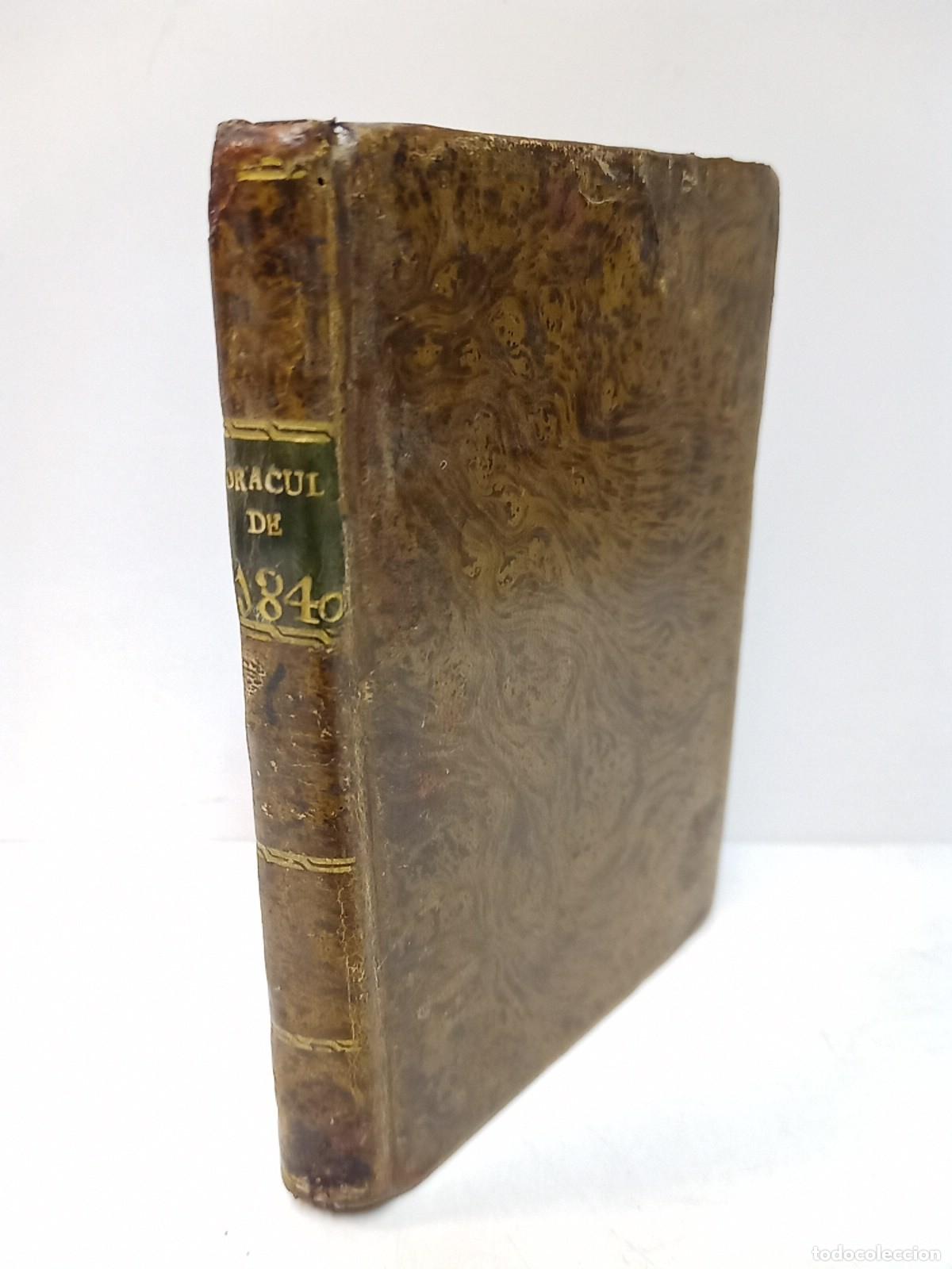 Libri di seconda mano: DUJARDIN, Enrique - El Or&aacute;culo de 1840 y los a&ntilde;os siguientes, o sea Colecci&oacute;n de profec&iacute;as antiguas