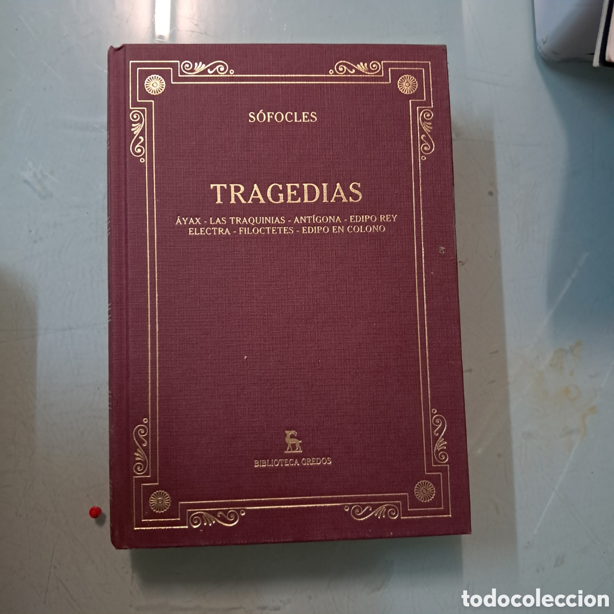Libros: Sofocles, Tragedias,Gredos