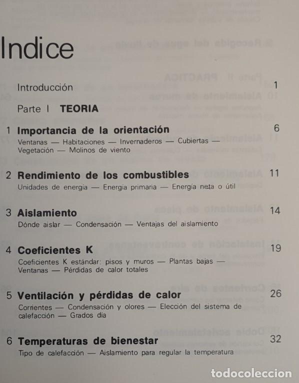 Libros: LA CASA AUTOSUFICIENTE, BRENDA Y ROBERT VALE, H. BLUME EDICIONES 1981, LIBRO - Foto 5