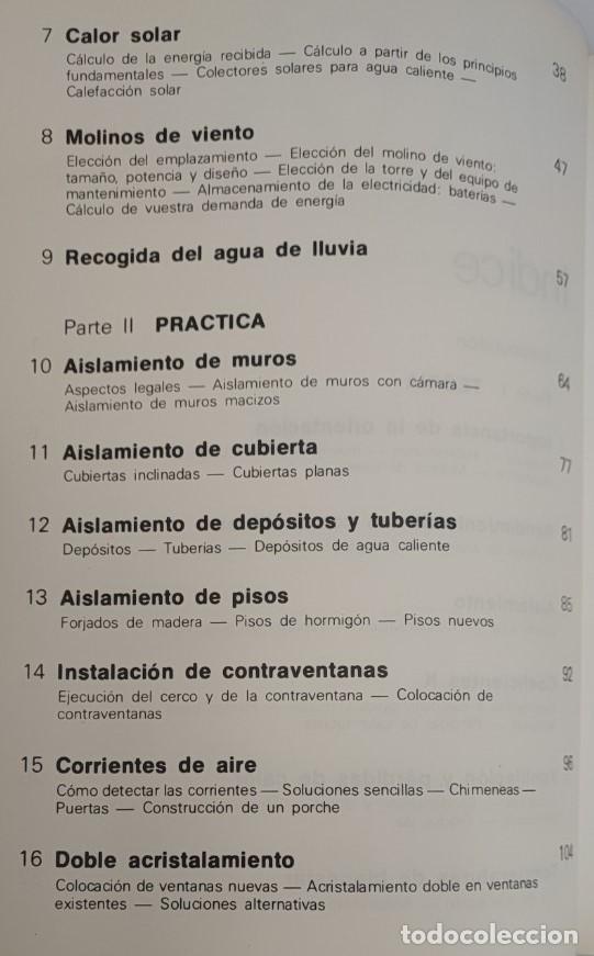 Libros: LA CASA AUTOSUFICIENTE, BRENDA Y ROBERT VALE, H. BLUME EDICIONES 1981, LIBRO - Foto 6