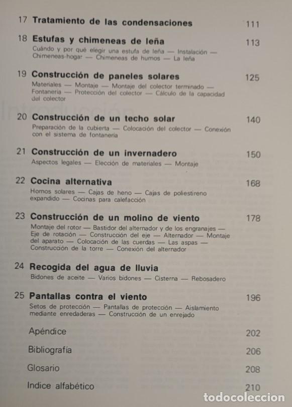 Libros: LA CASA AUTOSUFICIENTE, BRENDA Y ROBERT VALE, H. BLUME EDICIONES 1981, LIBRO - Foto 7