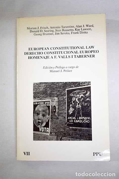 B&uuml;cher: European constitutional law: Derecho constitucional europeo