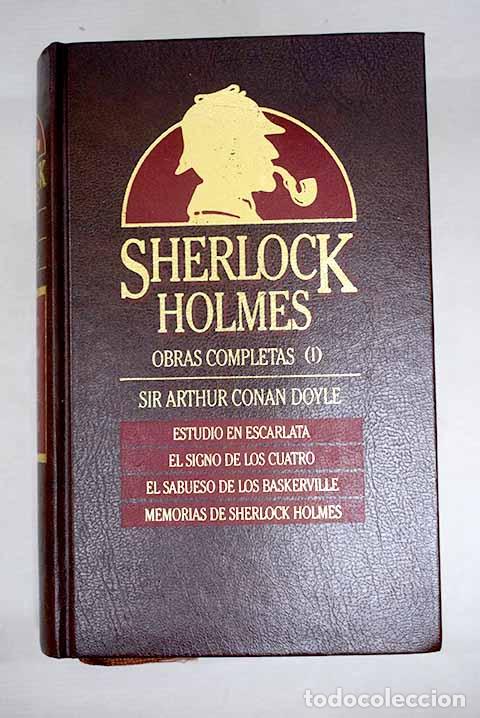 Libri di seconda mano: Estudio en escarlata; El signo de los cuatro; El sabueso de los Baskerville.- Conan-Doyle, Arthur