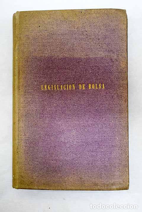 Libros: Manual de la Legislaci&oacute;n de Bolsa - Foto 1