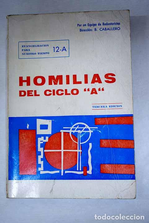 books: Homil&iacute;as del ciclo A .- Caballero, Basilio