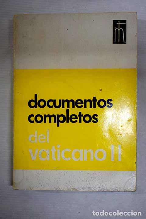 books: Documentos completos del Vaticano II