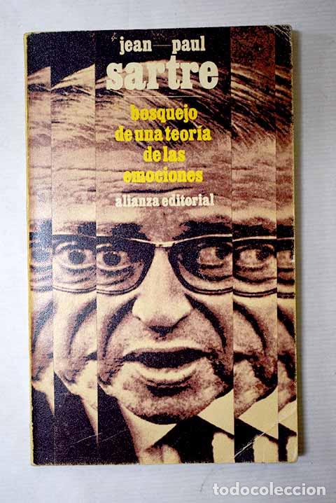 Libros: Bosquejo de una teor&iacute;a de las emociones.- Sartre, Jean-Paul