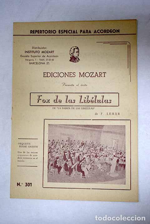 Livres: Fox de las lib&eacute;lulas.- Lehar, F.