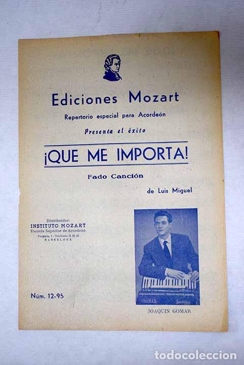 Libros: &iexcl;Que me importa!: Miguel, Luis.- Miguel, Luis - Foto 1
