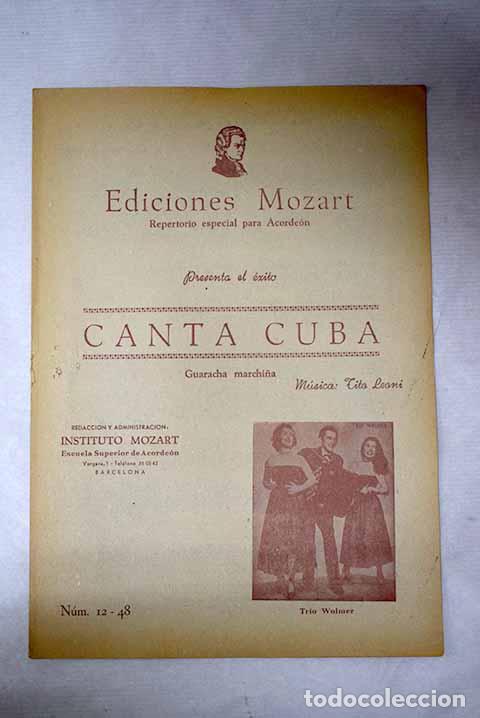 Livres: Canta Cuba: Leoni, Tito.- Leoni, Tito
