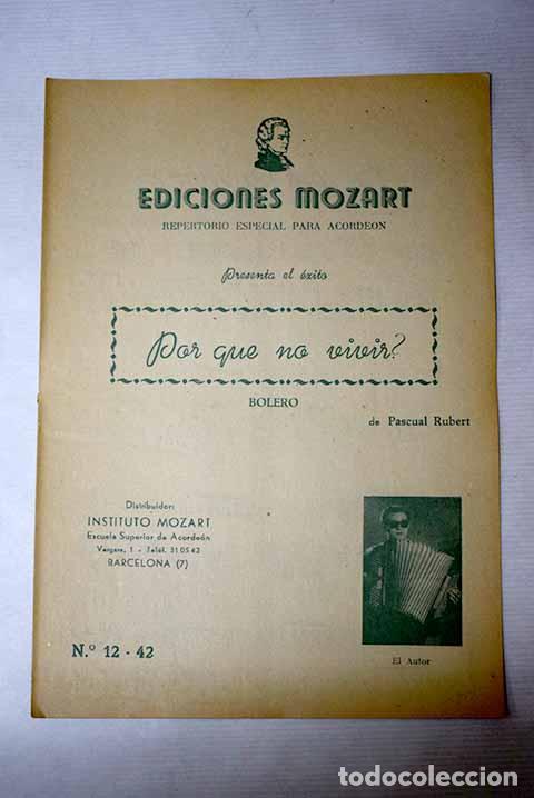 Livres: Por que no vivir?: Rubert, Pascual.- Rubert, Pascual